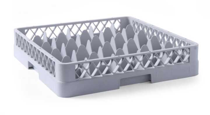 Cesto para copos para máquina de lavar loiça, 25 compartimentos, 500x500x(H)104mm