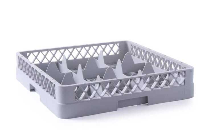 Cesto para copos para máquina de lavar loiça, 25 compartimentos, 500x500x(H)104mm