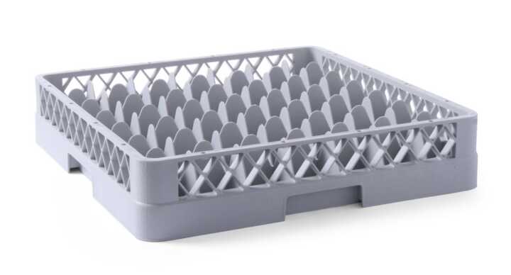 Cesto para copos para máquina de lavar loiça, 49 compartimentos, 500x500x(H)104mm