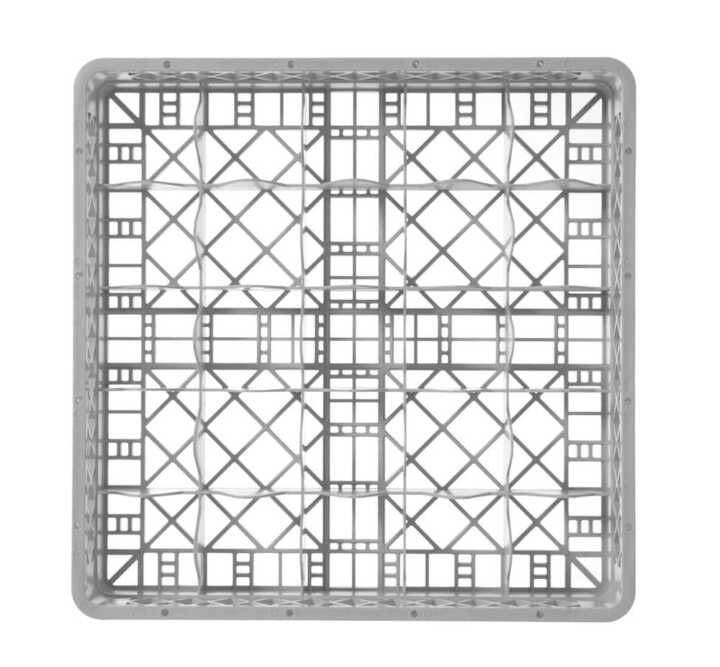 Cesto para copos para máquina de lavar loiça, 25 compartimentos, 500x500x(H)104mm