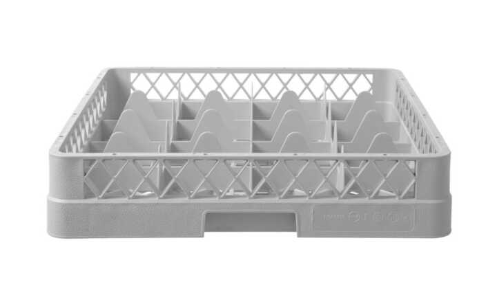 Cesto para copos para máquina de lavar loiça, 16 compartimentos, 500x500x(H)104mm