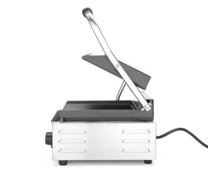 Grelha de contacto - versão simples, fundo e parte superior canelados, 230V/1800W, 310x426x(H)510mm