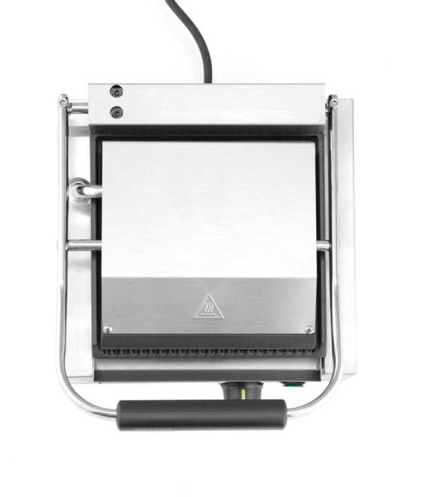 Grelha de contacto - versão simples, fundo e parte superior canelados, 230V/1800W, 310x426x(H)510mm