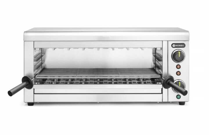 Salamandra com elementos de aquecimento por infravermelhos em quartzo GN 1/1, 230V/3645W, 765x490x(H)315mm