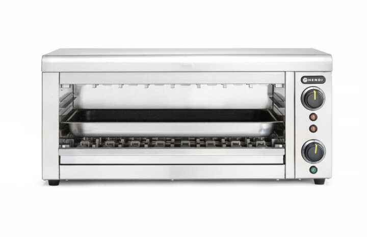 Salamandra com elementos de aquecimento por infravermelhos em quartzo GN 1/1, 230V/3645W, 765x490x(H)315mm