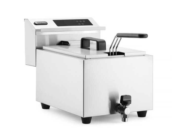 Fritadeira digital  com torneira de drenagem – 8 L, 8L, 230V/3500W, 305x515x(H)345mm