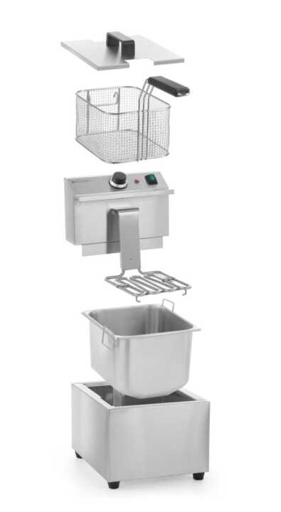 Fritadeira profunda 8 l, 8L, 230V/3500W, 305x460x(H)369mm