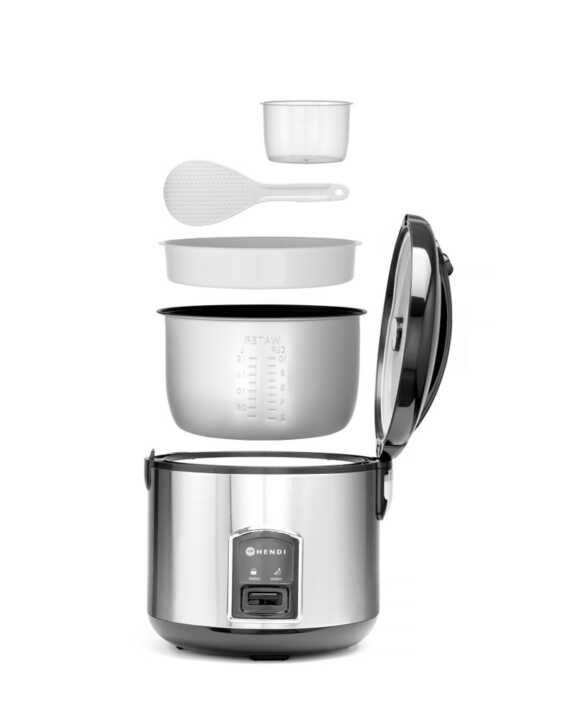 Arrozeira com função de cozinhar a vapor, 1,8L, 230V/700W, ø280x(H)285mm
