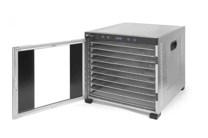 Desidratador de alimentos  10 tabuleiros, 10 tabuleiros, 230V/1000W, 430x550x(H)416mm