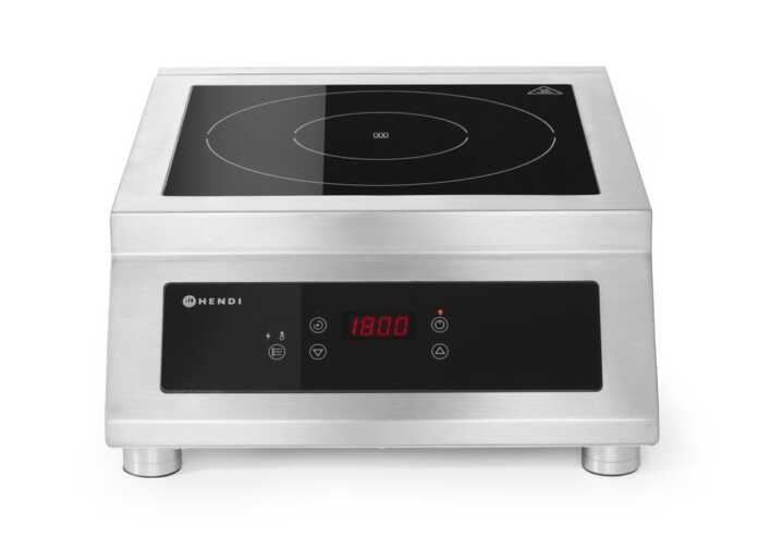 Placa de indução modelo 5000 D, 400V/5000W, 398x525x(H)175mm