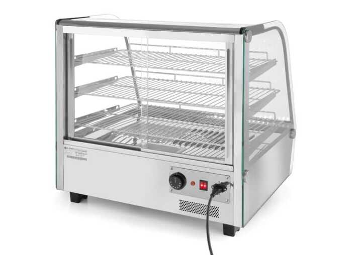 Expositor de bancada aquecido a quartzo, 120 Litros, 230V/1100W, 685x575x(H)680mm