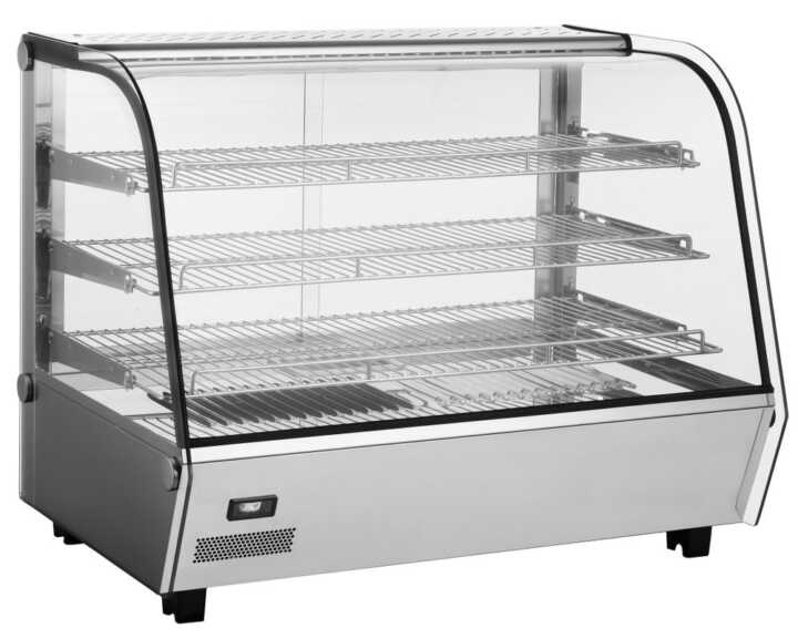 Expositor de bancada aquecido a quartzo, 160 Litros, 230V/1500W, 885x570x(H)680mm