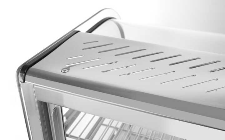 Expositor de bancada aquecido a quartzo, 160 Litros, 230V/1500W, 885x570x(H)680mm