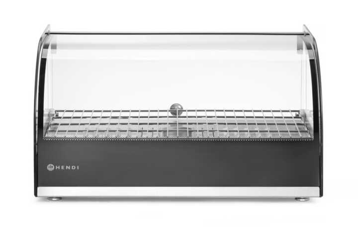 Display de bancada aquecido duplo, Preto, 220-240V/800W, 556x376x(H)315mm