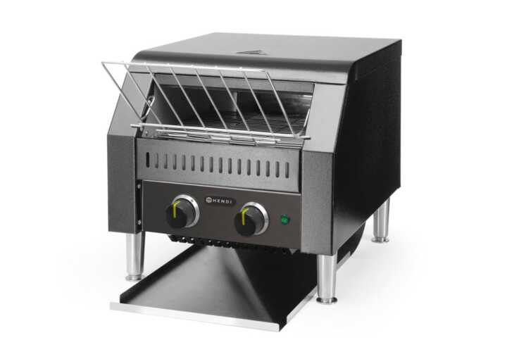Torradeira de tapete duplo, Preto, 230V/2240W, 418x368x(H)415mm