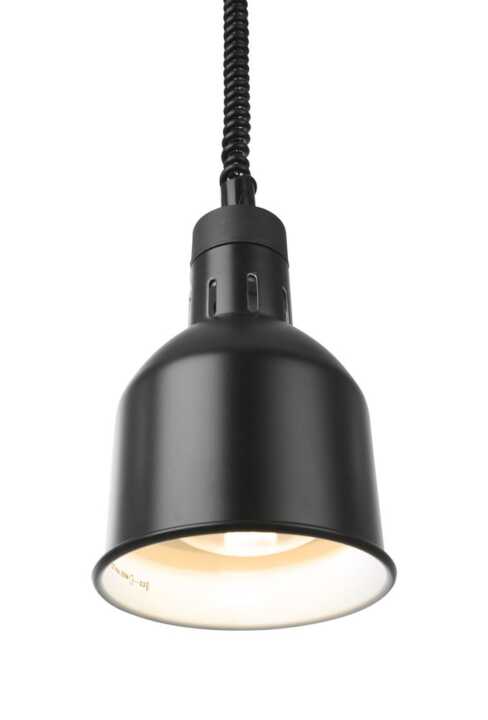 Candeeiro de aquecimento cilíndrico, Prateado, 230V/250W, ø175x(H)250mm