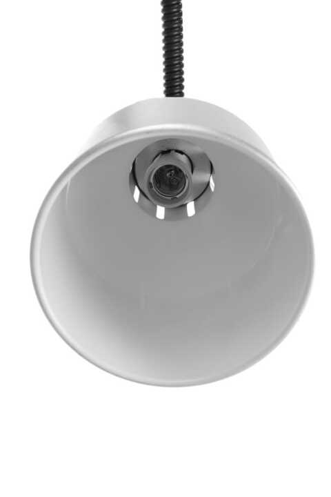 Candeeiro de aquecimento cilíndrico, Prateado, 230V/250W, ø175x(H)250mm