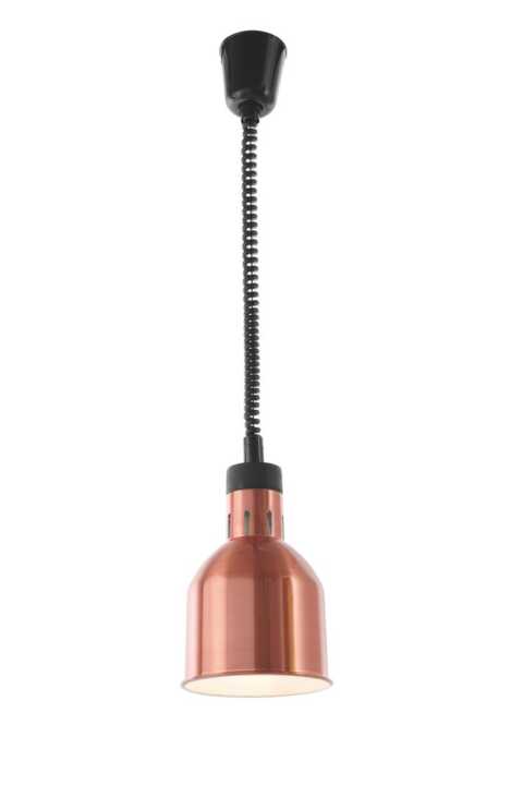 Candeeiro de aquecimento cilíndrico, Prateado, 230V/250W, ø175x(H)250mm
