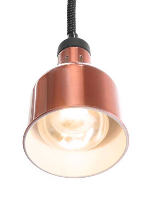 Candeeiro de aquecimento cilíndrico, Prateado, 230V/250W, ø175x(H)250mm