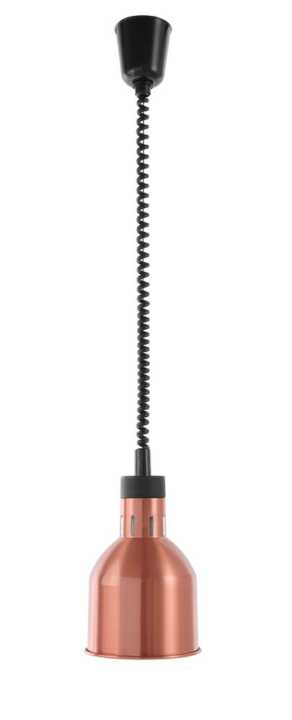 Candeeiro de aquecimento cilíndrico, Cobre, 230V/250W, ø175x(H)250mm