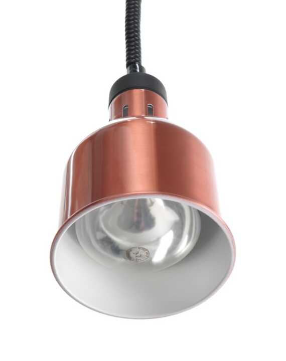 Candeeiro de aquecimento cilíndrico, Cobre, 230V/250W, ø175x(H)250mm