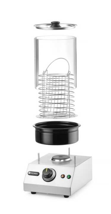 Aquecedor de salsichas, 220-240V/450W, 239x335x(H)470mm