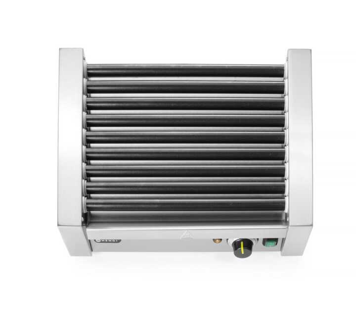 Grelhador de salsichas rotativo - uma zona, 7 rolos, 230V/740W, 525x365x(H)176mm