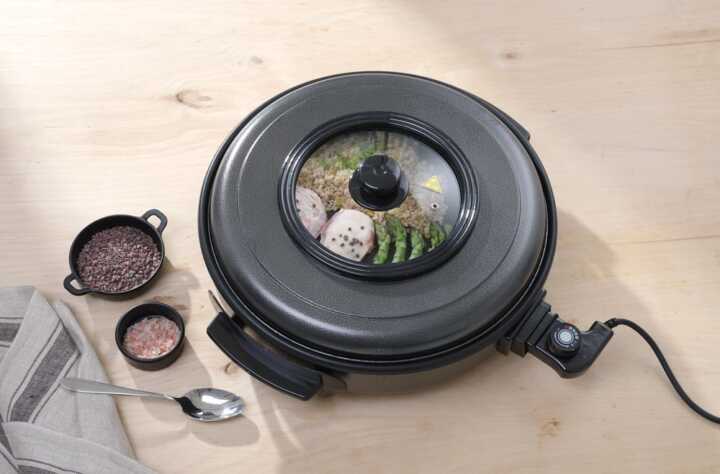 Caçarola Party, caçarola interna 400 x (A) 50 mm, 230V/1400W, ø400x(H)190mm