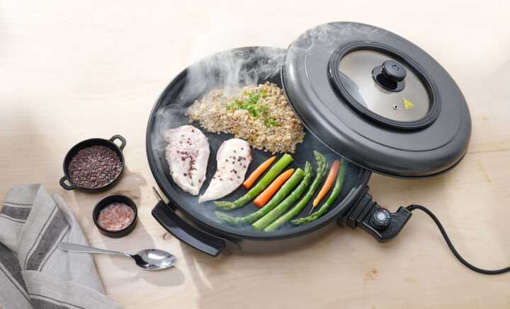 Caçarola Party, caçarola interna 400 x (A) 50 mm, 230V/1400W, ø400x(H)190mm