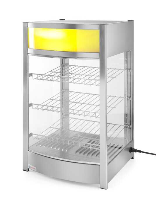 Armário expositor aquecido para balcão, 97 Litros, 230V/800W, 460x467x(H)785mm