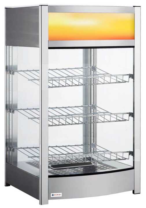 Armário expositor aquecido para balcão, 97 Litros, 230V/800W, 460x467x(H)785mm