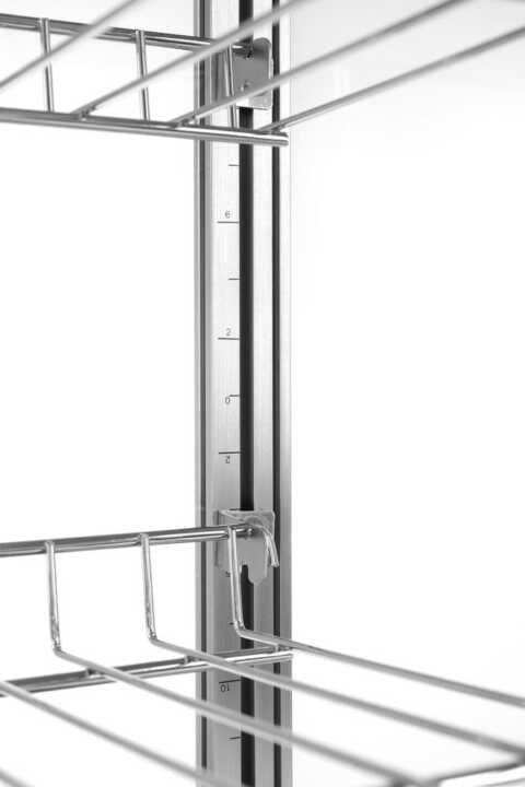 Armário expositor aquecido para balcão, 97 Litros, 230V/800W, 460x467x(H)785mm