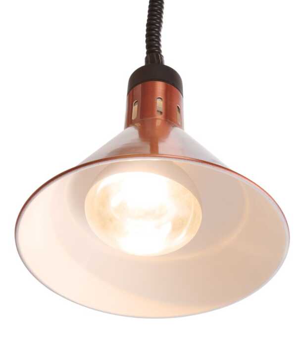 Candeeiro de aquecimento cónico, Cobre, 230V/250W, ø275x(H)250mm