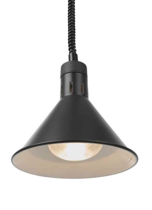 Candeeiro de aquecimento cónico, Preto, 230V/250W, ø275x(H)250mm
