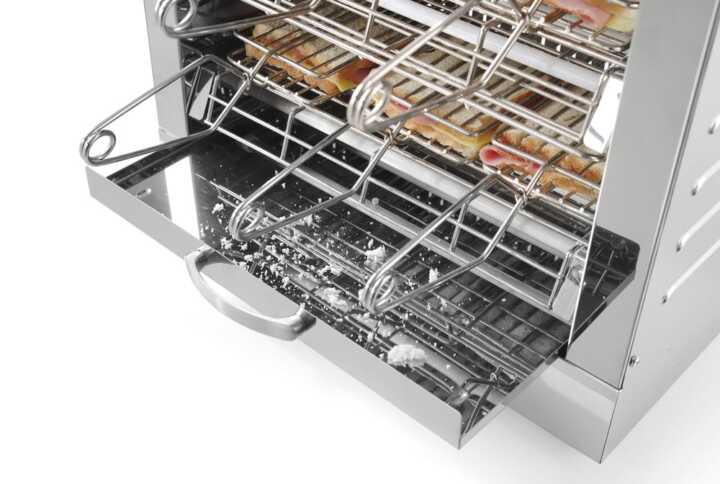 Torradeira múltipla com 6 pinças, 230V/3000W, 450x390x(H)400mm
