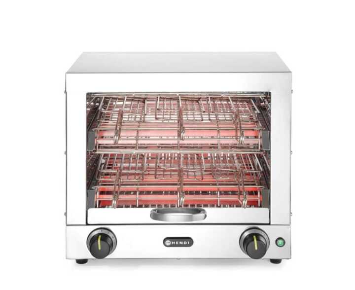Torradeira múltipla com 6 pinças, 230V/3000W, 450x390x(H)400mm