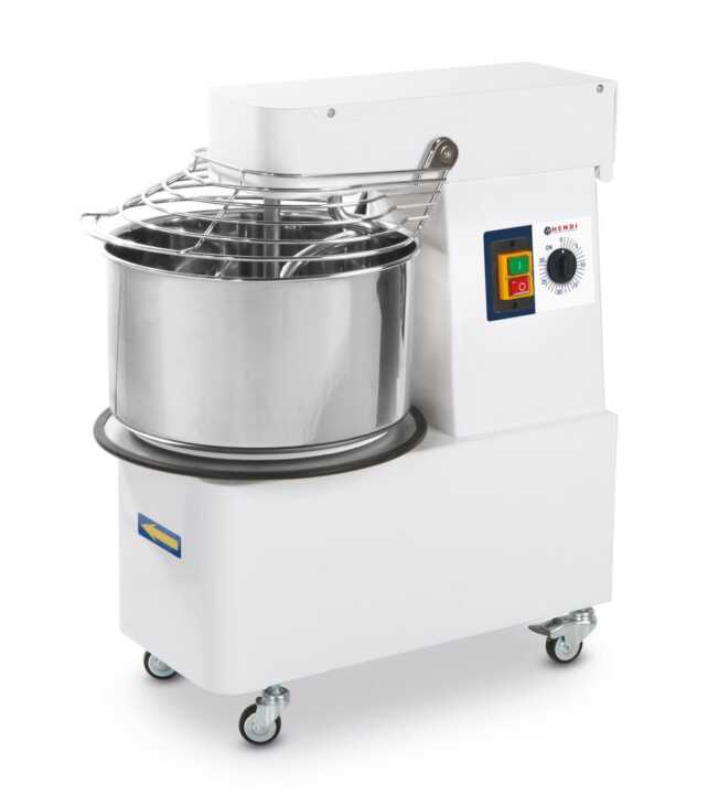 Misturador em espiral com cabeça e taça fixas., 88 kg/h, 32L, 400V/1100W, 431x740x(H)804mm