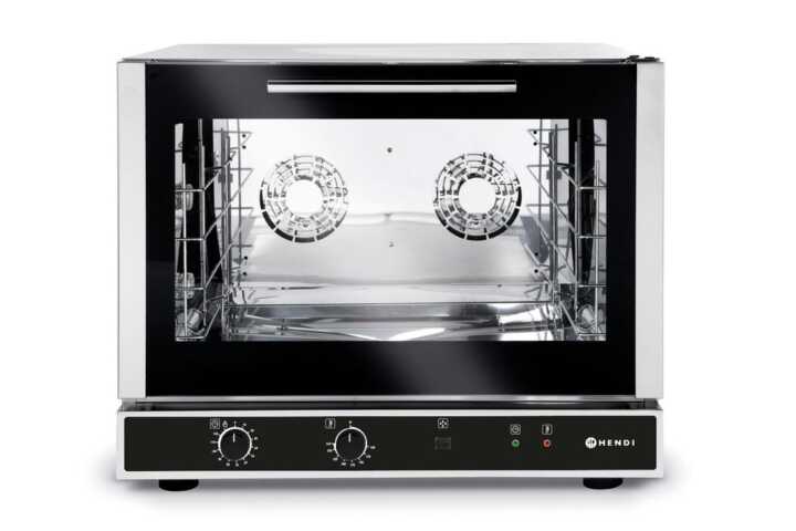 Forno de convecção com humidificador para padaria, 230V/3400W, 788x744x(H)652mm