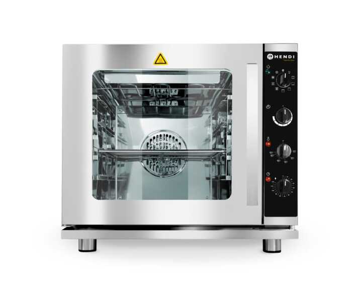 Forno de convecção e vapor com grill 4x GN 2/3, Cinzento-claro, 230V/3000W, 625x585x(H)590mm