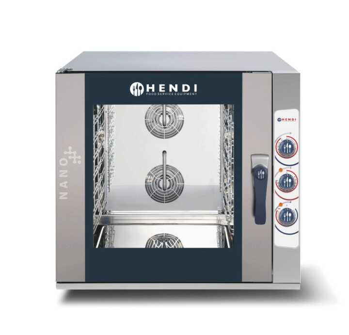 Forno a vapor com convecção 7x GN1/1, 400V/13800W, 935x881x(H)870mm