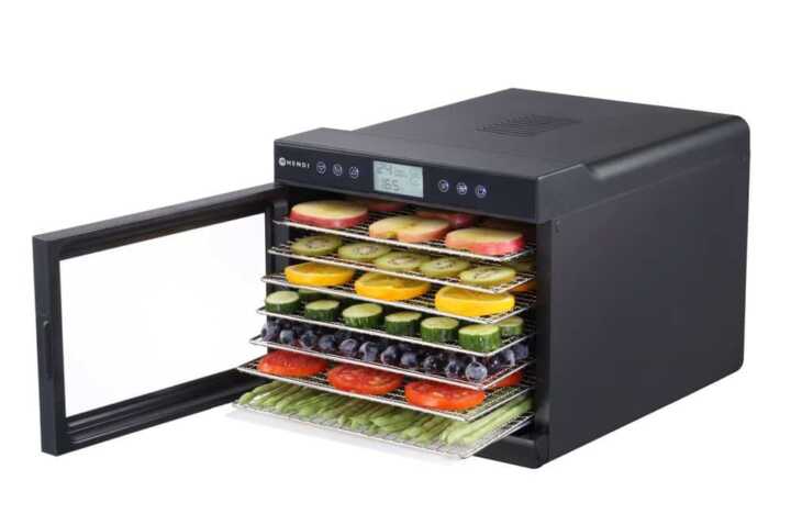 Desidratador de alimentos 7 tabuleiros, 230V/500W, 347x505x(H)320mm