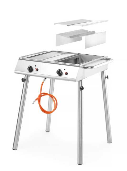 Xantos Churrasqueira a gás, 9,5kW, 770x710x(H)870mm
