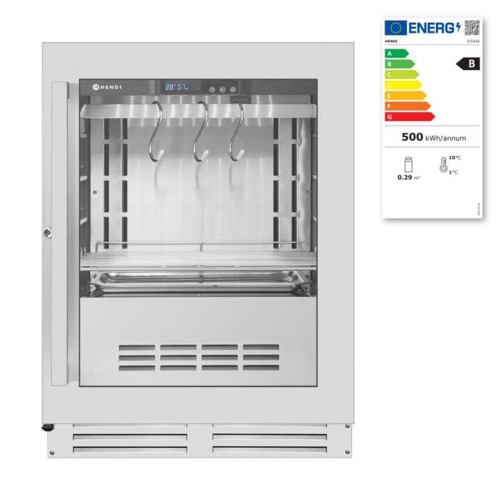 Armário de maturação a seco sob bancada, 98L, 220-240V/170W, 595x620x(H)830mm