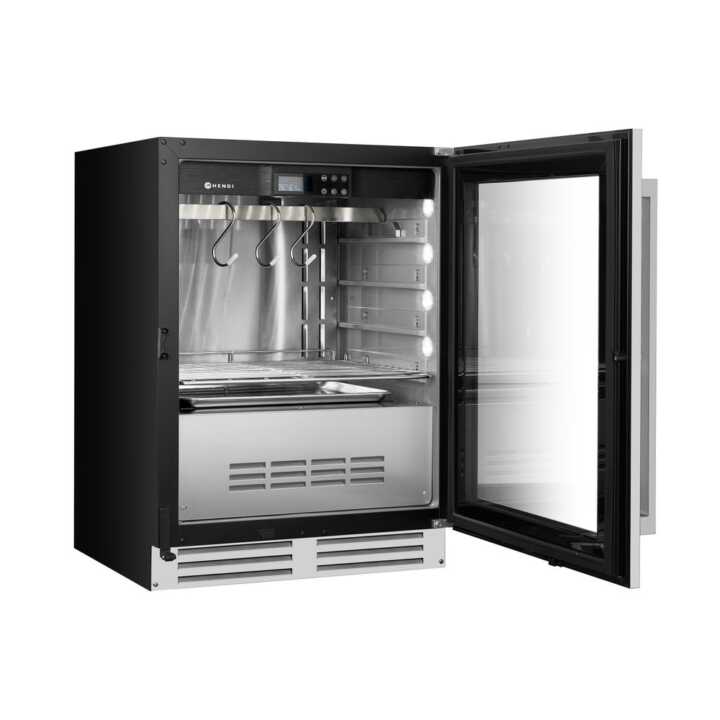 Armário de maturação a seco sob bancada, 98L, 220-240V/170W, 595x620x(H)830mm