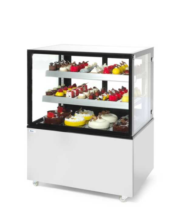 Expositores frigoríficos com 2 prateleiras, 300L, 230V/480W, 994x677x(H)1230mm