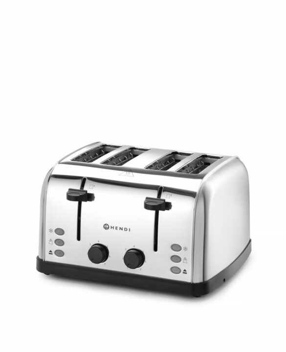 Torradeira 4 fatias, 240V/1500W, 295x335x(H)180mm