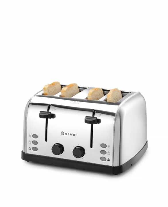 Torradeira 4 fatias, 240V/1500W, 295x335x(H)180mm