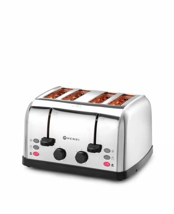 Torradeira 4 fatias, 240V/1500W, 295x335x(H)180mm