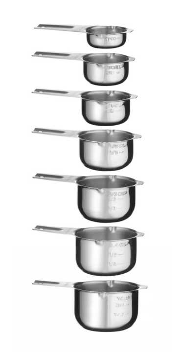 Copo de medição - conjunto de 7 unidades, 140x85x(H)52mm