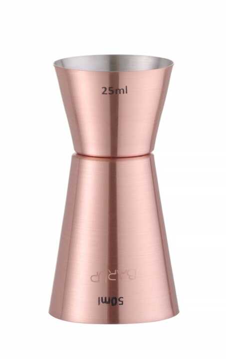 Medidor 25/50 ml, Cobre, ø42x(H)86mm